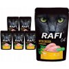 Vlhké krmivo pre mačky Rafi Cat Adult s kuracím mäsom, sada 10 x 100 g