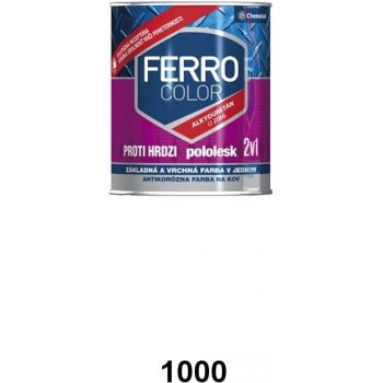 CHEMOLAK FERRO COLOR U 2066 1000 biela 0,3l