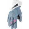 DÁMSKE RUKAVICE NA CROSS ATV THOR WMN SPECTRUM BLUE/WHITE XL