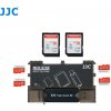 JJC Pouzdro na paměťové karty + čtečka USB 3.0 (2 x SD, 4 x MSD, čtečku)