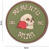Gumová nášivka 101 Inc Memento Mori - multicam
