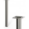 Walteco Nábytková noha guľatá, priemer 30mm, výška 300mm, nerez design , 50285