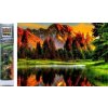 Norimpex Diamantové maľovanie Západ slnka pri jazere 30 x 40 cm