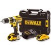 DeWalt DCD795D2 bezuhlíková aku vŕtačka s príklepom 18V, 2x2,0Ah