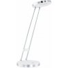 Stolová lampa, LED 3W, Gexo, biela, chróm