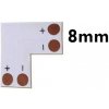 ECOLIGHT Rohová spojka pre LED pásky 3528 8mm