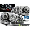 Tuning-tec PREDNÉ SVETLOMETY ANJELSKÉ OČI CCFL CHROME pasujú na VW GOLF 5 10.03-09
