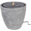 HOMESTYLING Fontána izbová s LED osvetlením 35 cm Modern šedá