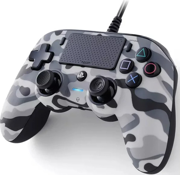Nacon Wired Compact Controller PS4OFCPADCAMGREY