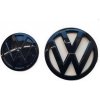 VW MULTIVAN T6 (2015-) predný a zadný znak, logo (17,7cm a 12,5cm) - čierna lesklá