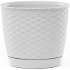 Prosperplast Ratolla Round Drlo 30,0 cm biely