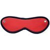 ROUGE Leather Blindfold Eye Mask Red