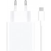 Xiaomi MDY-16-EF USB-A 33W Cestovní Nabíječka + USB-C 3A Datový Kabel White