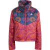 Dámska zimná bunda adidas, FARM JACKET mix,ružová,biela M