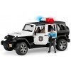 Bruder 2526 Jeep Wrangler Rubicon Policie s policistou