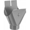 Kotlík žľabový KJG pozink - farebný - RAL 7037 Prachovo šedá - 280 mm/Ø 100 mm