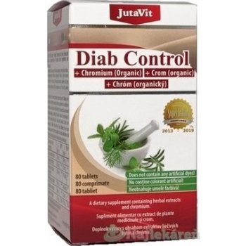 Jutavit Diab Control + organický chróm 80 tabliet