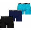 Pánske boxerky Lee Cooper 3P čierna | svetlomodrá 3XL Lee Cooper 9911111184187