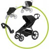 Akčný set Thule Urban Glide 4-wheel Black + pláštenka Emitex + moskytiéra Zopa + madlo Thule
