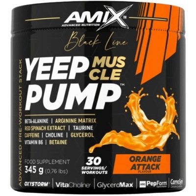 Amix Nutrition Amix Black Line Yeep Pump 345 g - pomarančový útok