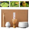 BAMBUSOVÁ DARČEKOVÁ SÚPRAVA NA ČAJ MATCHA: METLIČKA CHASHAKU, LYŽIČKA, 4 DIELY