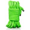 Ouch! Glow in the Dark Rope 5m/16,4ft – 16 strings, povraz pre bondage z polypropylénu