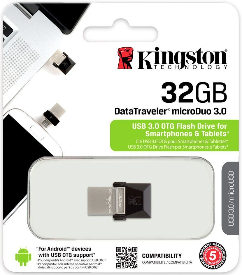 Kingston DataTraveler 32GB OTG DTDUO3/32GB