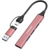 Canyon DS-02, USB-C Hub, ružový CNS-TDS02P