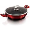 Plytký hrniec Berlingerhaus, 28 cm, Metallic Line Black Burgundy BH/1626N