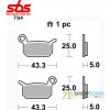 Sbs Brzdové platničky 794RSI Husqvarna KTM Polini