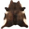 Dekoračná kožušina, pravá kravská koža, hnedá, 10-1-146-00