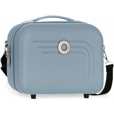 Joummabags Movom Riga Light Blue ABS Cestovný kozmetický kufrík 21x29x15cm 9l 5993963