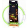 DUVO+ Led Svietiaci obojok dog zelený nylonový 65 cm