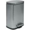 Spirella pedálový odpadkový kôš AKIRA kartáčovaná nerez oceľ soft-close 12 L 10.21564