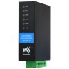 Waveshare 2-Ch RS485 to RJ45 Ethernet Serial Server, Dual channels RS485 independent operation, Common network