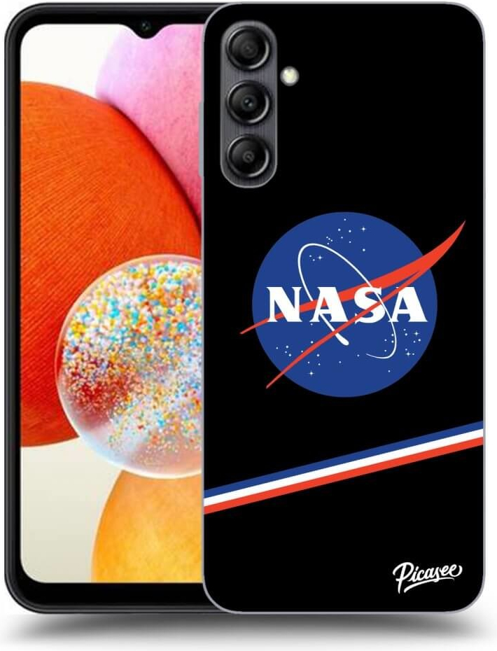 Púzdro Picasee silikónové Samsung Galaxy A14 4G A145R - NASA Original čierne