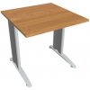 Hobis Pracovný stôl Flex, 80x75,5x80 cm, jelša/kov