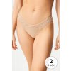 COTONELLA 2PACK Klasické nohavičky Lucy béžová