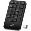 Genius NumPad 1000, Klávesnice, numerická, bezdrátová, Copilot klávesa, 2,4GHz, mini USB přijímač, černá 31320003401