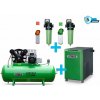 Atmos Zostava kompresor + sušička + filtrácia - SAP7,5/500 príkon 7,5 kW, výkon 920 l/min, 10 bar, vzdušník 500 l, sušička, filtrácia