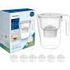 Bílá filtrační nádoba Philips Philips AWP2933WHT6/58 + 6 filtrů