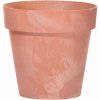 Prosperplast CUBE BETON EFFECT Kvetináč 11cm, 0,6l, terakota DCUB110E