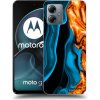 Picasee silikónový čierny obal pre Motorola Moto G14 Gold blue