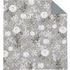 DETEXPOL Přehoz na postel Květy grey Polyester, 220/240 cm