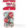 Kong Dog Holiday Airdog Lopta Tenis s pískatkom S 6 ks