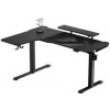 Herný stôl ULTRADESK WINGER (UDESK-WI-BKA/BKB) čierny