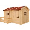 Timbela drevený domček pre deti M503 s podlahou 223 x 118 cm