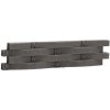 Obklad Vaspo Decorstone ratan tmavo sivá 8,8x39 cm reliéfna V54101 0.500 m2