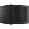 LANBERG RACK CABINET 19” WALL-MOUNT 9U/600X600 (FLAT PACK) V2 BLACK WF01-6609-10B Lanberg