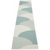 Pappelina Koberec HILL Haze/Sage/Fossil Grey – svetlomodrý, veľkosť koberca 70 x 360 cm